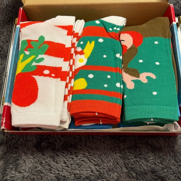 JOYIN 12 Pairs Warm Soft Cotton Christmas Socks Set for Christmas - NWT - Picture 14 of 15